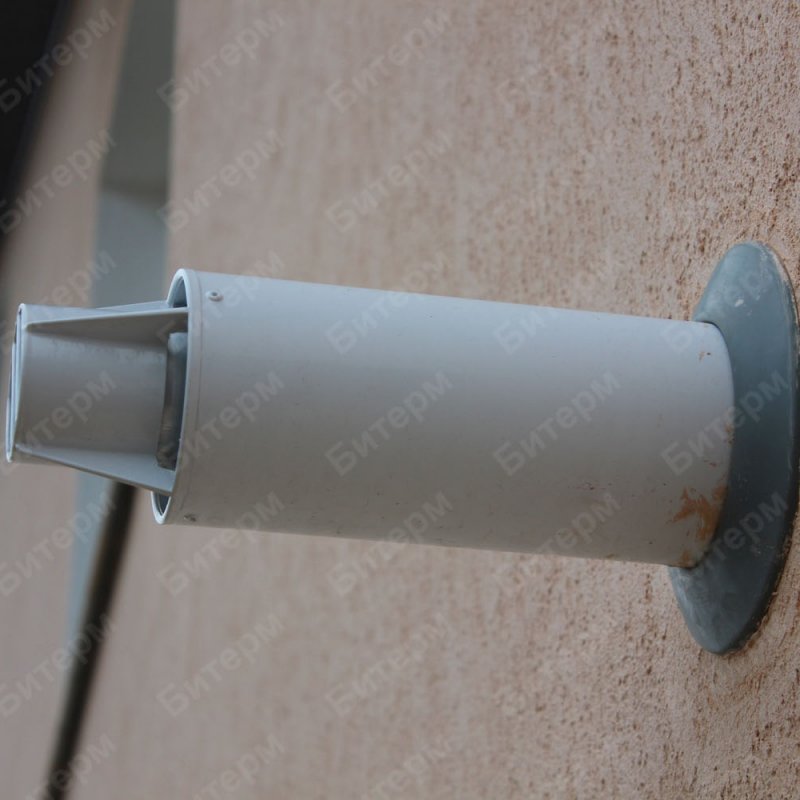 Выход на улицу дымохода котла  23-koaksial