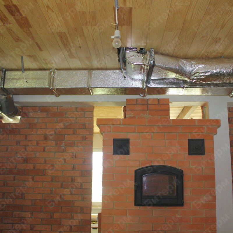 Комбинированное отопление с печью и климат-систмой 42-nad-kladkoi