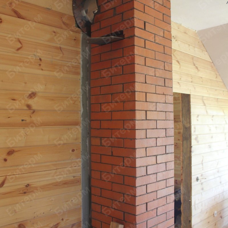 Кирпичная печь в каркаснике 50-stolbik