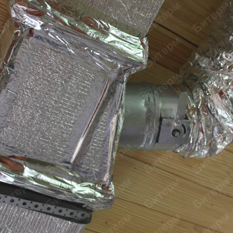 Прокладка воздушных каналов под потолком 70-soedinenie