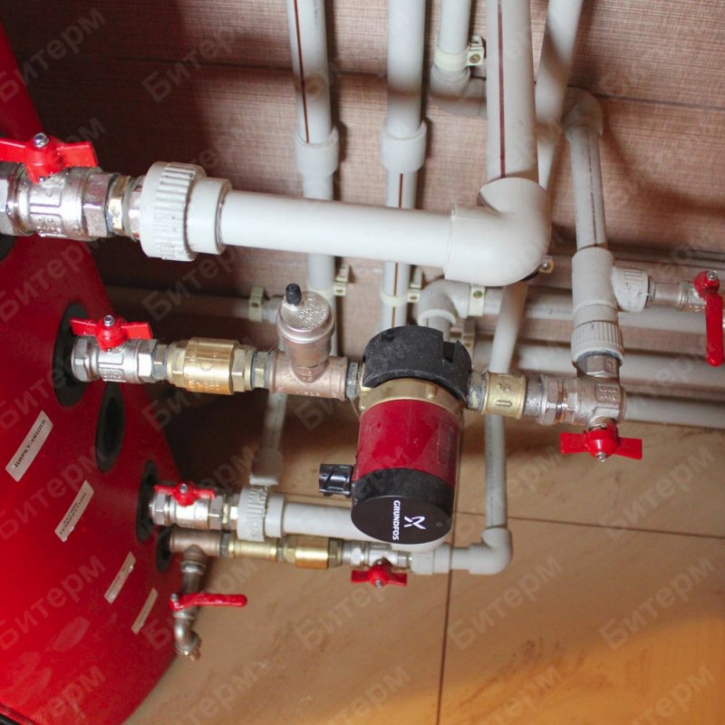 Монтаж циркуляционного насоса Grundfos 15-14 8-nasos-gvs