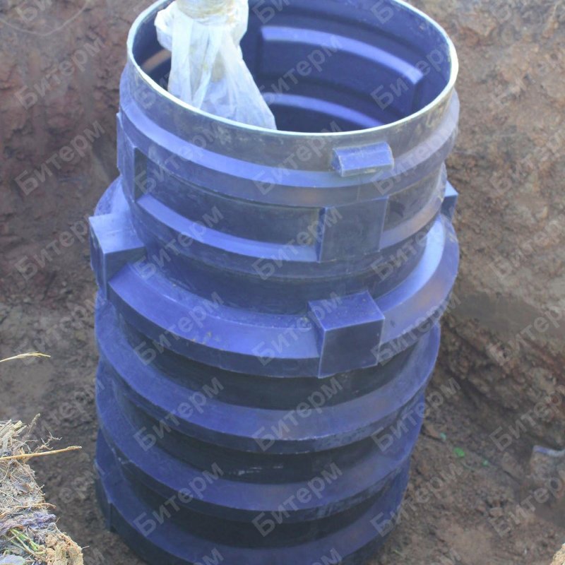 Скважинный кессон с ребрами жесткости 13