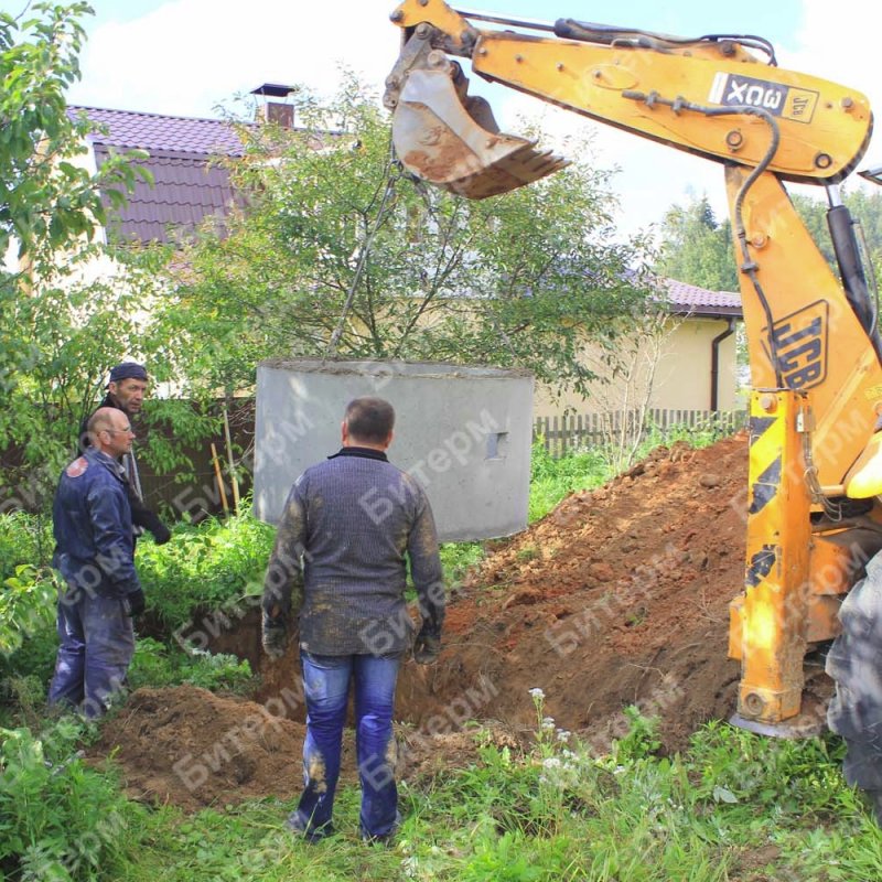 Установка первого колодца 25