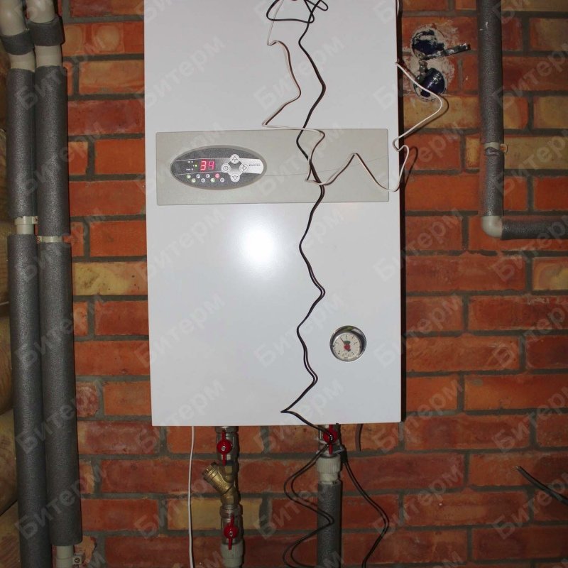 Электрический котел Kospel в системе отопления дома 52