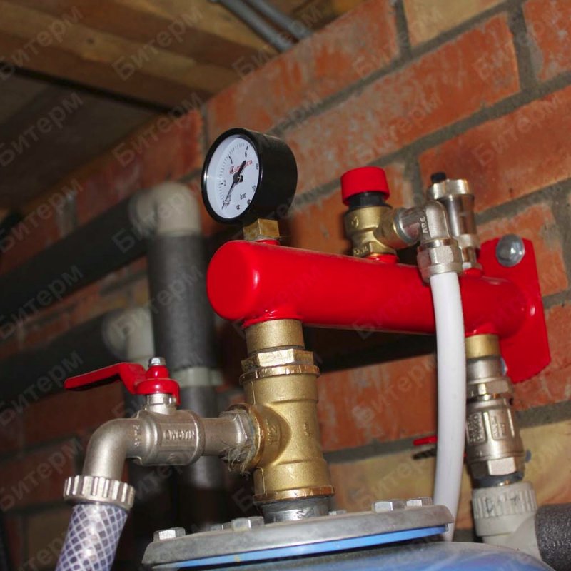 Монтаж группы безопасности 71