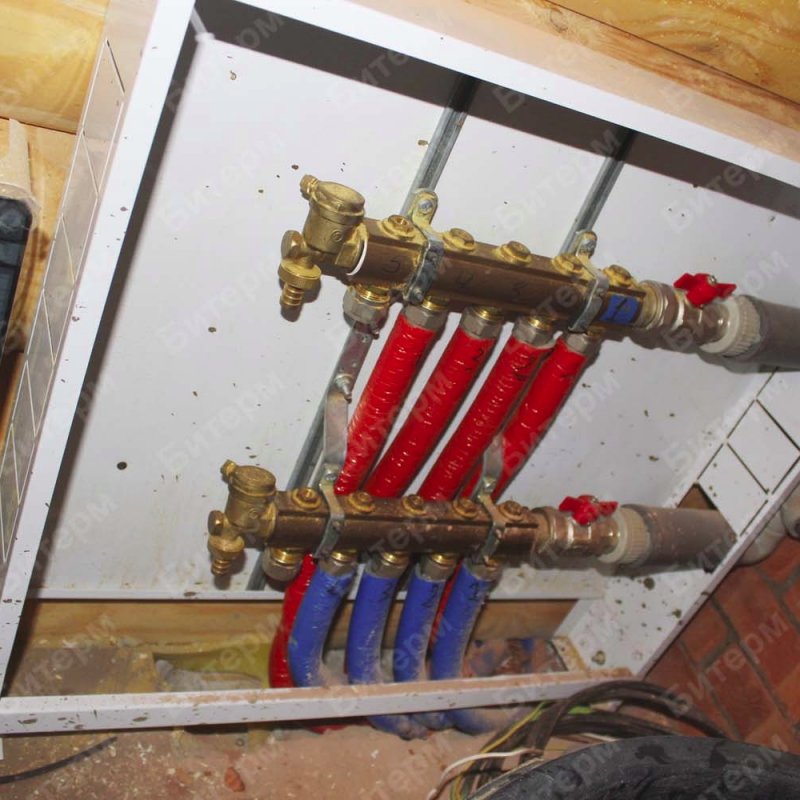 Коллектор для радиаторов отопления дома 78