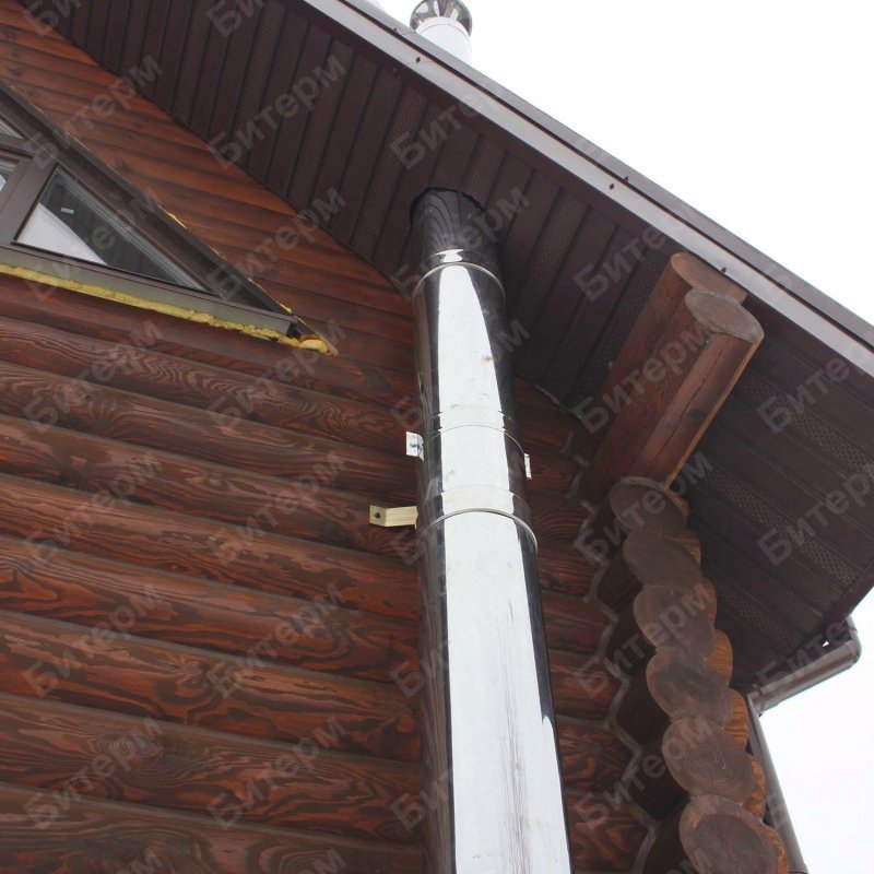 Проход дымохода через крышу 92