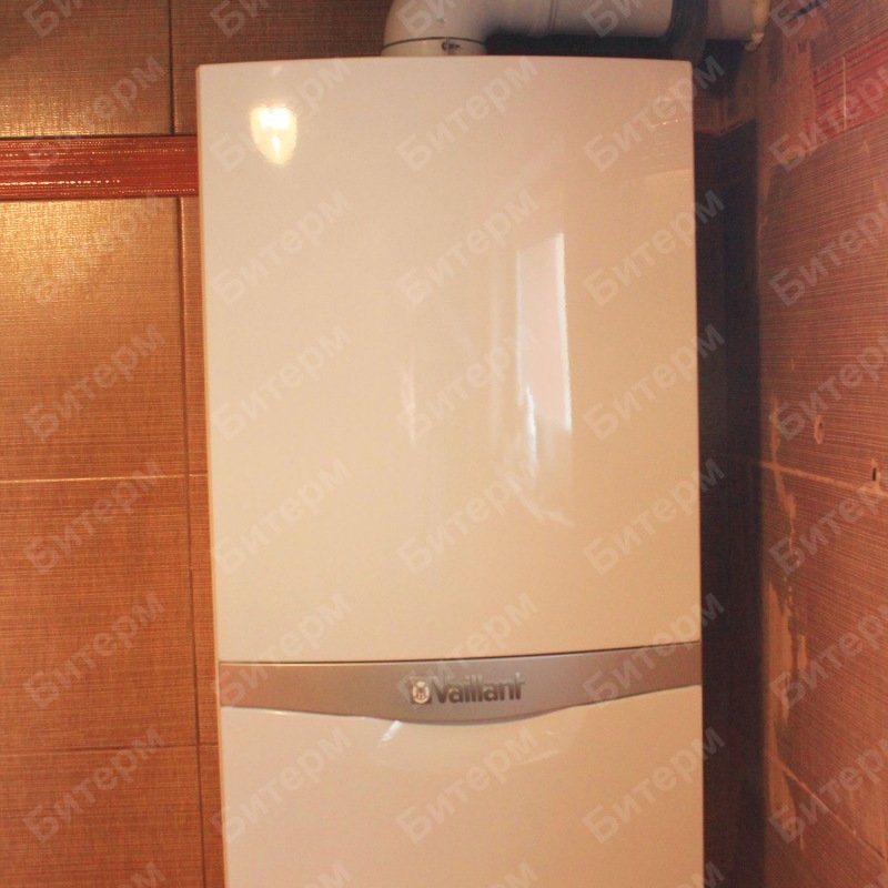 Установка газового котла с закрытой камерой сгорания и бойлером косвенного нагрева 12-odnokonturny-kotel