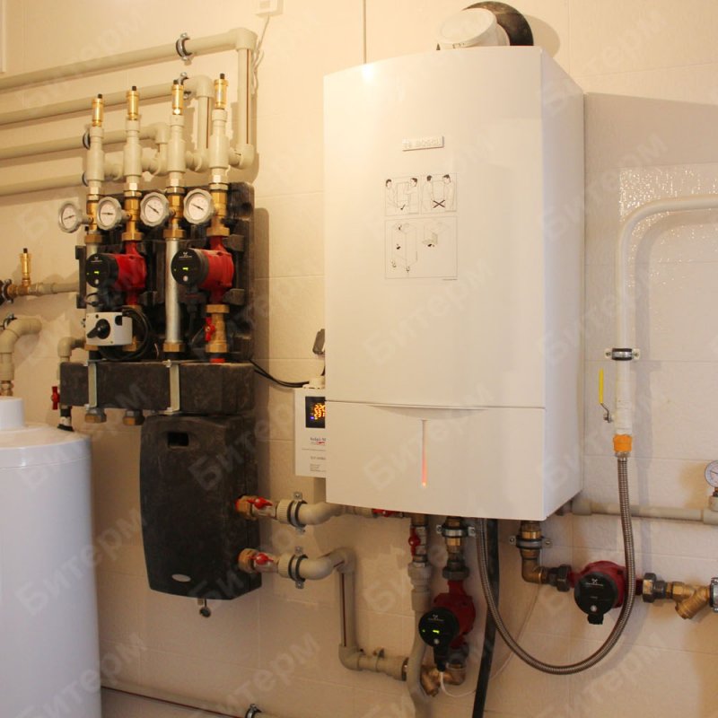 Отопление с газовым котлом Bosch, бойлером косвенного нагрева Aquastic и системой быстрого монтажа Meibes 15-otoplenie-krupica