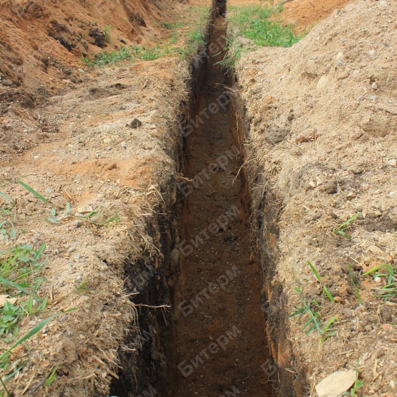 Траншея для водопровода 13-yama