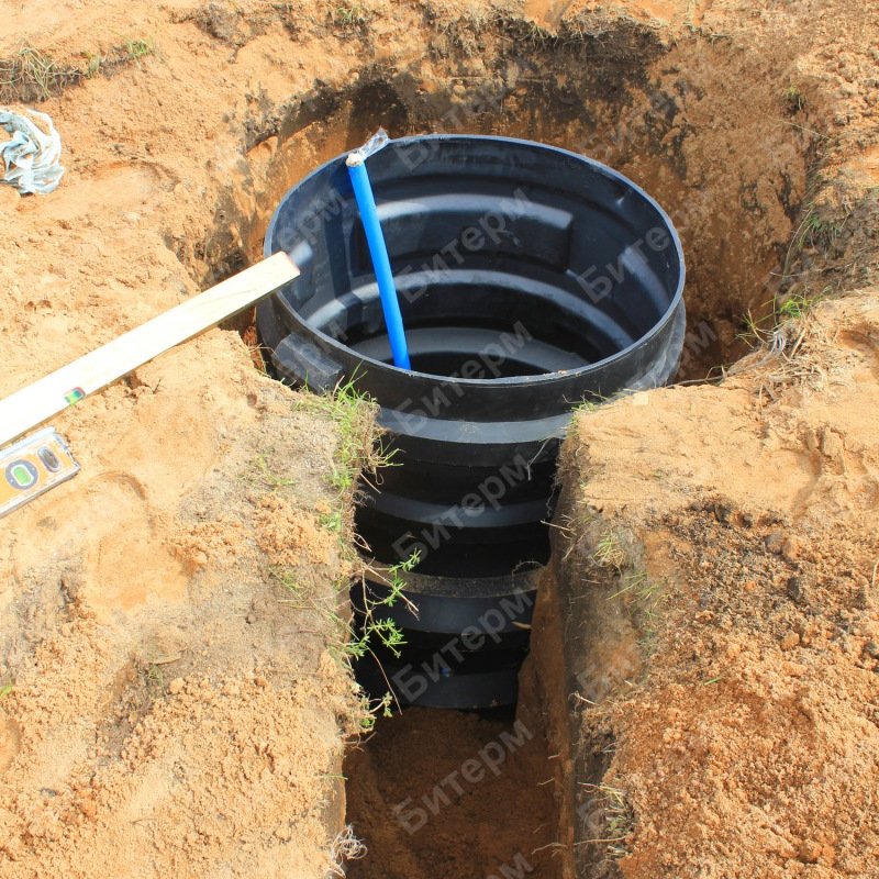 Установка скважинного кессона после бурения скважины 5-transheya