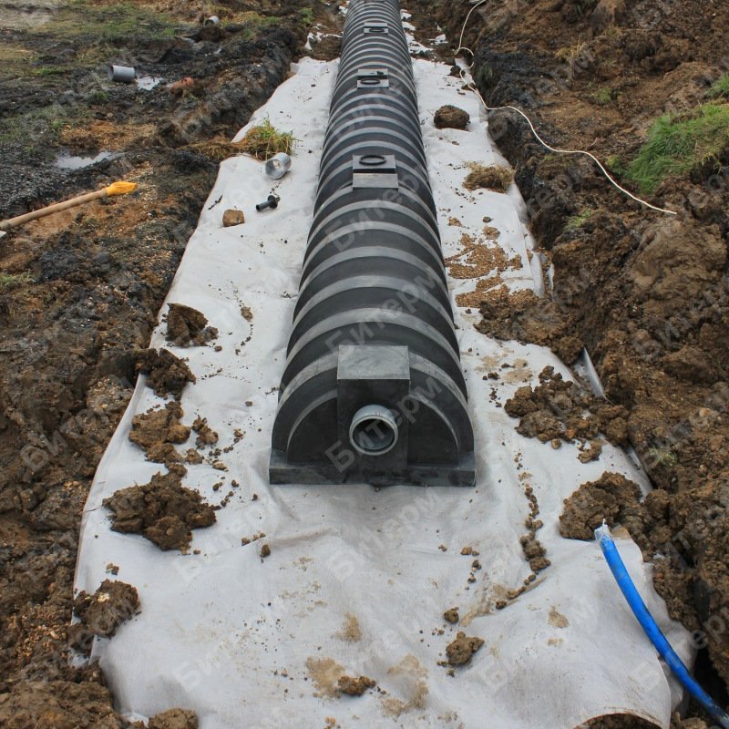 Готовые дренажные тоннели на поле фильтрации 33-drenazhny-tonnel