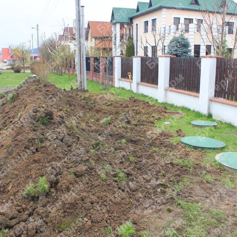 Станция глубокой биологической очистки в не впитывающем грунте - глине 36-septik-i-drenazh