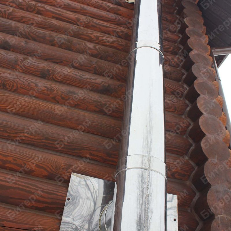 Монтаж утепленных дымоходов для котлов 94