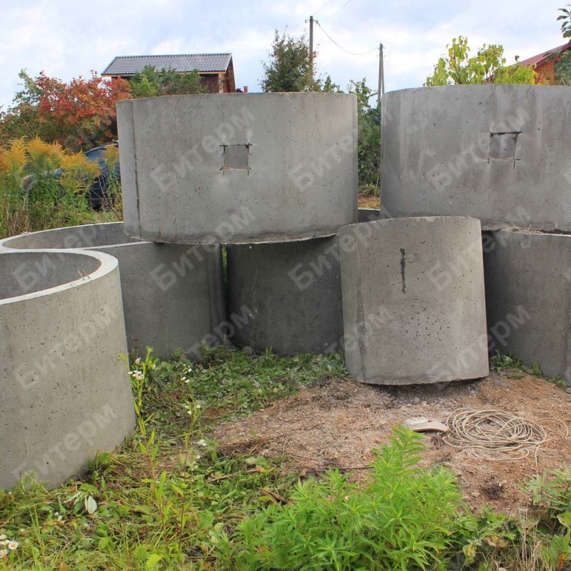 Монтаж канализации из бетонных колец в Минске 5